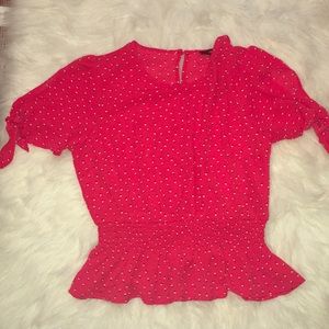 Red Polka Dot Shirt